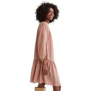 H&M Airy Dress Old Rose Size M